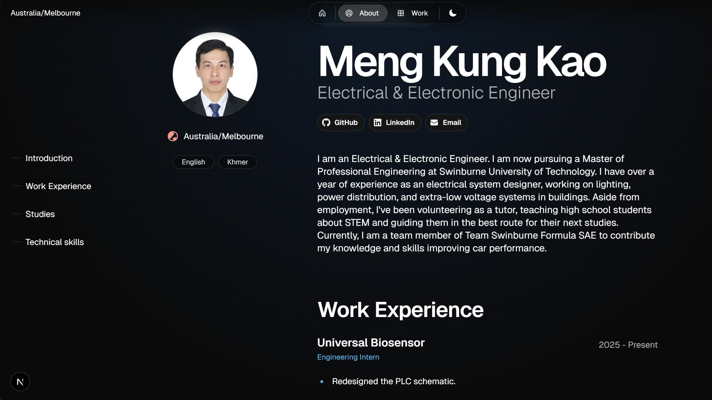 Open-source Design Portfolio Website in GitHub